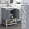 Merax Waschbeckenunterschrank, Waschtisch mit Unterschrank, Produktbild-Vorschau 5