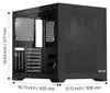 VEVOR PC-Gehäuse Mid-Tower, Dual-Chamber, mit gehärteten Produktbild-Vorschau 8