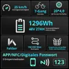 HITWAY BK6S Plus E Bike,48V 27Ah,110-150km Reichweite, 20 Produktbild-Vorschau 2