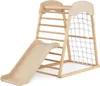 4 in 1 Kletterdreieck mit Rutsche & Kletternetz & Produktbild-Vorschau 1