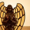 Clayre & Eef Lampa stołowa Tiffany Angel 16x10x18 cm Beżowe Podgląd zdjęcia produktu 2