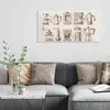 DEQORI Hybrid Leinwand Bild 100x50 cm 'Kaffeekunstwerke' Produktbild-Vorschau 3