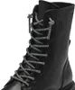 Close-up of the lacing of a black boot. Produktbild-Vorschau