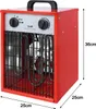 VA-Cerulean, calefactor eléctrico de 3 kW, 220 V, con 3 Vista previa de la imagen del producto 2