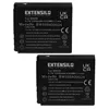 EXTENSILO 2x Akku Ersatz für Fuji Fujifilm NP-70 für Kamera Produktbild-Vorschau 4