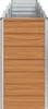 vidaXL Hochbeet Hellbraun 320 x 40 x 77 cm Verzinkter Stahl Produktbild-Vorschau 6