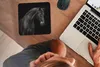 MuchoWow® Mauspad Mousepad Pferd - Tier - Schwarz 20x20 cm Produktbild-Vorschau 3