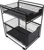 Organizer Pod Zlew Kuchnia Łazienka Składany 22Cm Czarna Podgląd zdjęcia produktu 1