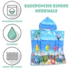 FEBE Badeponcho Kinder Ozean Badetuch Mit Kapuze Bademantel Produktbild-Vorschau 2