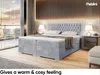 MEBLINI Boxspringbett mit Bettkasten - Gepolstert Produktbild-Vorschau 4