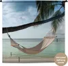 MuchoWow® Wandteppich Wandbehang Palme - Hängematte - Produktbild-Vorschau 1