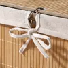 CALICOSY -  Eck-Wäschekorb aus Bambus - H60 cm Produktbild-Vorschau 5