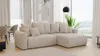 3-Sitzer Ecksofa ANTONIO BARI – 260x160x78cm, Ottomane Produktbild-Vorschau 1