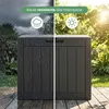 Baule da giardino impermeabile 117L contenitore esterno Anteprima dell’immagine prodotto 8
