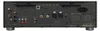 The back panel of a black audio device, showing various input and output ports. Produktbild-Vorschau