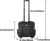 VEVOR Werkzeugtasche mit Rollen, 50 kg Tragkraft, 25 Produktbild-Vorschau 8