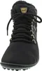 A close-up, front view of a black boot. Náhled obrázku produktu