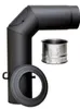 Set de genou d'angle 150 mm 3 pcs. noir Voir les images du produit 6