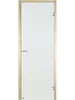 Saunatür Harvia Frame – Espe / Klar Glas / 70 x 190 Produktbild-Vorschau 1