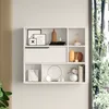 Étagère murale 'Vesanto' avec 5 compartiments et une porte Voir les images du produit 2