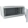 ALLNET Netzwerkschrank 19" 6HE 1-teilig T600mm Lichtgrau Produktbild-Vorschau 2