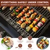 Bremermann 6 BBQ-spiesjes met houder / RVS Productafbeelding-voorbeeld 2