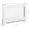 vidaXL Osłona grzejnika 2 szt. Biały MDF 112 cm Podgląd zdjęcia produktu 5