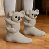 ASKSA Chaussettes tricotées 3D avec animaux Chaussettes Voir les images du produit 4