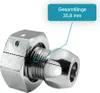 Waschtischzähler Verschraubung Wasserzähler 3/4 Zoll Produktbild-Vorschau 4
