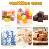 čtvercové silikonové formy na bonbóny, 126 dutin, mini Náhled obrázku produktu 5