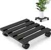 Izrielar 3X WPC Pflanzenroller 30cm, Blumenroller Tragkraft Produktbild-Vorschau 9