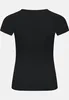 Schwarzes Odlo Performance X-Light Base Layer T-Shirt mit kurzen Ärmeln von hinten Produktbild-Vorschau