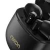 Close-up of black wireless earbuds in a charging case. Produktbild-Vorschau