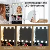 COSTWAY Skrinka na šperky otočná o 360°, zrkadlová skrinka Náhľad obrázku produktu 7