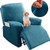 Relaxsessel Sesselbezug Stretch Samt Liegestuhlbezug mit Produktbild-Vorschau 1