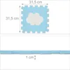 Tappetino puzzle Relaxdays con motivo a nuvole, 18 pezzi, Anteprima dell’immagine prodotto 4