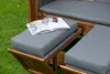 deVries Strandkorb Trend 45 - PE walnut - Dessin 751 - Produktbild-Vorschau 8