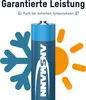 A battery is shown in the center, with a snowflake graphic on the left and a sun graphic on the right, symbolizing performance in extreme temperatures. Anteprima dell’immagine prodotto
