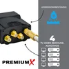 PremiumX Deluxe Quad LNB Signalumsetzer digital SAT-Empfang Produktbild-Vorschau 2