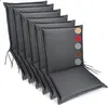 sunnypillow 6er Set Gartenstuhlauflagen  100 x 50  extra Produktbild-Vorschau 1