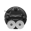 The underside of a robot vacuum cleaner with its brushes and mopping pads visible. Produktbild-Vorschau