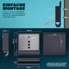 MONZANA® Briefkasten Kreuzschloss mit Produktbild-Vorschau 4