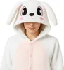 Onesie Kigurumi Pigiama Costume Travestimento Coniglio XXL: Anteprima dell’immagine prodotto 4