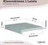 Lycce Bankauflage Klemmkissen 1 Leiste, Sitzkissen Produktbild-Vorschau 3