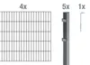 Alberts Doppelstabmatten Zaun, Höhe 200 cm, Länge 8 m, Produktbild-Vorschau 1