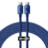 Baseus Crystal Shine USB-C na USB-C Nabjac kbel 100W, 2m - Náhľad obrázku produktu 1