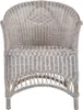 KRINES HOME fotel rattanowy wiejski fotel wiklinowy z Podgląd zdjęcia produktu 5