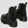 A pair of black Dr. Martens boots shown from a rear-side angle against a white background. Anteprima dell’immagine prodotto