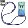 A smartphone with a lanyard attached, displayed against a white background. The phone screen shows product specifications. Produktbild-Vorschau