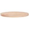 A round wooden tabletop is shown from a side/slightly elevated angle against a white background. Anteprima dell’immagine prodotto